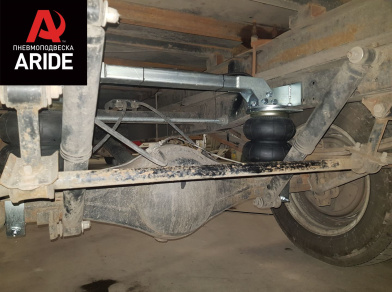 Рис. 2 Наши проекты: Пневмоподвеска на ﻿ГАЗ (GAZ) Газель для усиления - Этапы установки