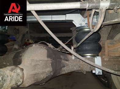 Рис. 4 Наши проекты: Пневмоподвеска на ﻿ГАЗ (GAZ) Газель для усиления - Этапы установки