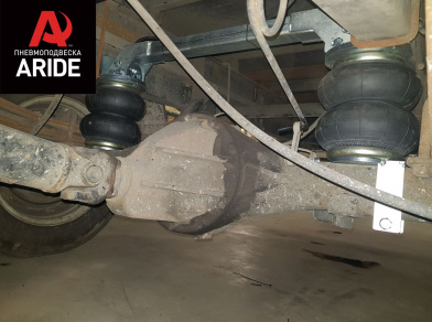 Рис. 5 Наши проекты: Пневмоподвеска на ﻿ГАЗ (GAZ) Газель для усиления - Этапы установки