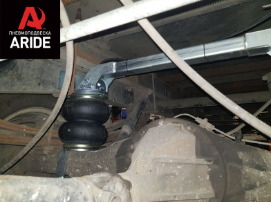 Рис. 7 Наши проекты: Пневмоподвеска на ﻿ГАЗ (GAZ) Газель для усиления - Этапы установки