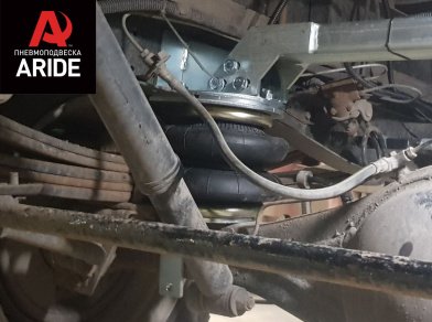 Рис. 14 Наши проекты: Пневмоподвеска на ﻿ГАЗ (GAZ) Газель для усиления - Этапы установки