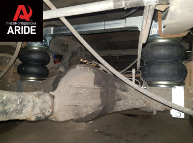 Рис. 3 Наши проекты: Пневмоподвеска на ﻿ГАЗ (GAZ) Газель для усиления - Этапы установки