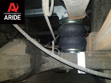 Рис. 6 Наши проекты: Пневмоподвеска на ﻿ГАЗ (GAZ) Газель для усиления - Этапы установки