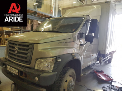 Рис. 1 Наши проекты: Пневмоподвеска на ﻿ГАЗ (GAZ) Газон NEXT для грузоподъемности - Этапы установки