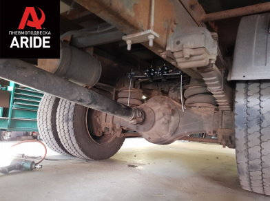 Рис. 2 Наши проекты: Пневмоподвеска на ﻿ГАЗ (GAZ) Газон NEXT от компании Арайд - Этапы установки