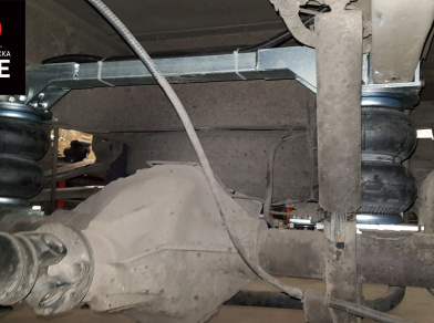 Рис. 8 Наши проекты: Пневмоподвеска на ﻿Ford Transit RWD для комфорта - Этапы установки