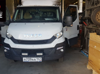 Рис. 1 Наши проекты: Пневмоподвеска на ﻿Iveco Daily 50C для комфорта - Этапы установки