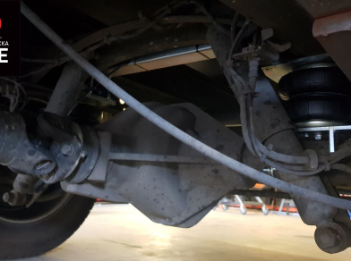 Рис. 4 Наши проекты: Пневмоподвеска на ﻿Iveco Daily 50C для комфорта - Этапы установки