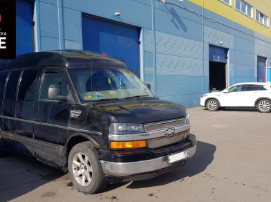 Рис. 1 Наши проекты: Пневмоподвеска на ﻿Chevrolet Express 1500 - Этапы установки