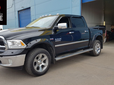 Рис. 12 Наши проекты: Пневмоподвеска на ﻿Dodge Ram 1500 - Этапы установки