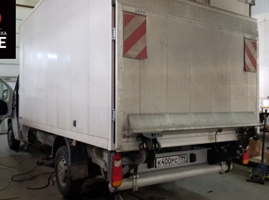 Рис. 6 Наши проекты: Пневмоподвеска на ﻿Fiat Ducato от производителя - Этапы установки