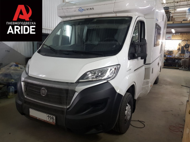 Рис. 1 Наши проекты: Пневмоподвеска на ﻿Fiat Ducato от компании Арайд - Этапы установки