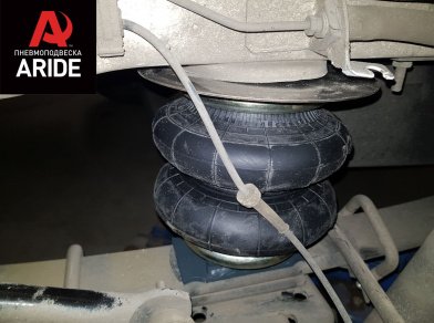 Рис. 12 Наши проекты: Пневмоподвеска на ﻿Fiat Ducato от компании Арайд - Этапы установки