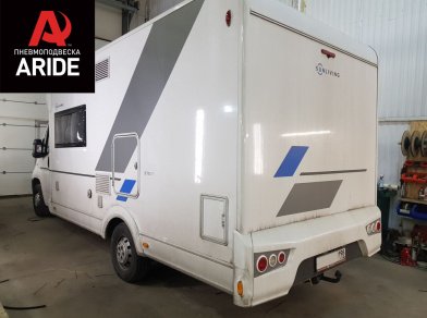 Рис. 13 Наши проекты: Пневмоподвеска на ﻿Fiat Ducato от компании Арайд - Этапы установки