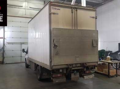 Рис. 1 Наши проекты: Пневмоподвеска на ﻿Ford Transit RWD в СТО - Этапы установки