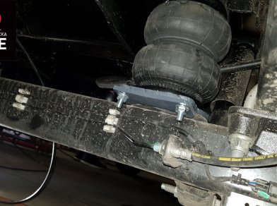 Рис. 6 Наши проекты: Пневмоподвеска на ﻿Ford Transit FWD - Этапы установки
