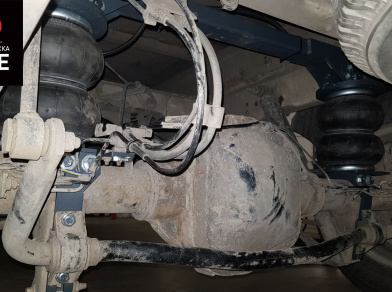 Рис. 2 Наши проекты: Пневмоподвеска на ﻿Ford Transit RWD с ГБО - Этапы установки