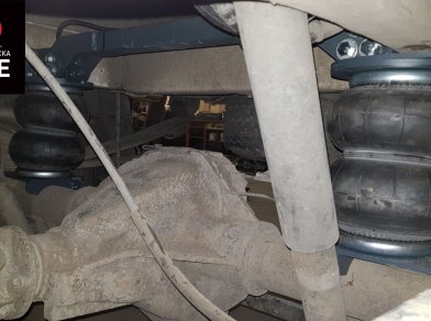 Рис. 5 Наши проекты: Пневмоподвеска на ﻿Ford Transit RWD с ГБО - Этапы установки