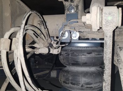 Рис. 4 Наши проекты: Пневмоподвеска на ﻿Ford Transit RWD шасси - Этапы установки