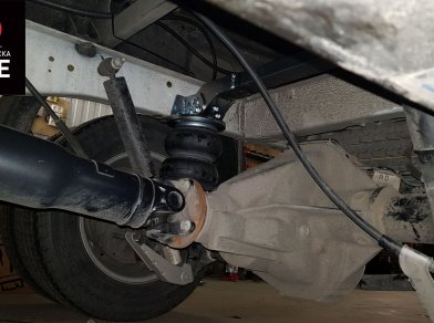 Рис. 12 Наши проекты: Пневмоподвеска на ﻿Ford Transit RWD доработка пневмоподвески - Этапы установки