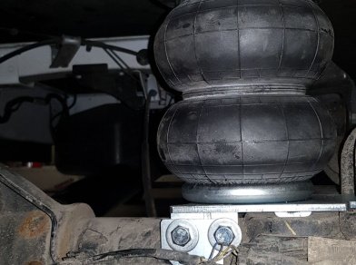 Рис. 14 Наши проекты: Пневмоподвеска на ﻿Ford Transit RWD доработка пневмоподвески - Этапы установки