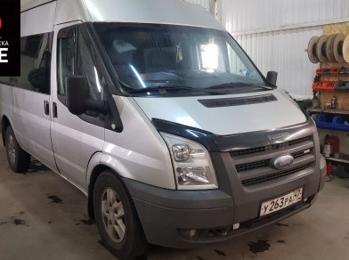 Рис. 1 Наши проекты: Пневмоподвеска на ﻿Ford Transit FWD для усиления - Этапы установки