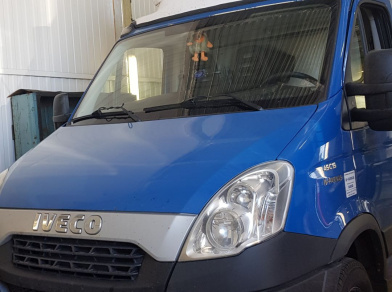 Рис. 2 Наши проекты: Пневмоподвеска на ﻿Iveco Daily 45C - Этапы установки