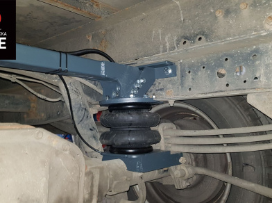 Рис. 4 Наши проекты: Пневмоподвеска на ﻿Iveco Daily 45C - Этапы установки