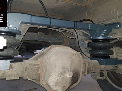 Рис. 5 Наши проекты: Пневмоподвеска на ﻿Iveco Daily 45C - Этапы установки