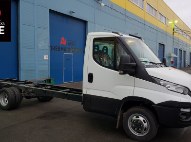 Рис. 1 Наши проекты: Пневмоподвеска на ﻿Iveco Daily 50C для усиления - Этапы установки