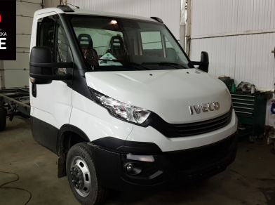 Рис. 20 Наши проекты: Пневмоподвеска на ﻿Iveco Daily 50C для усиления - Этапы установки
