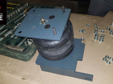 Рис. 26 Наши проекты: Пневмоподвеска на ﻿Iveco Daily 50C для усиления - Этапы установки