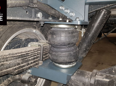 Рис. 3 Наши проекты: Пневмоподвеска на ﻿Iveco Daily 50C для усиления - Этапы установки