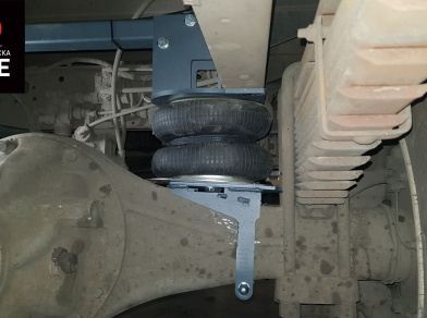 Рис. 6 Наши проекты: Пневмоподвеска на ﻿ГАЗ (GAZ) Газон NEXT доработка пневмоподвески - Этапы установки