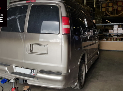 Рис. 10 Наши проекты: Обзор пневмоподвеска на ﻿Chevrolet Express 1500