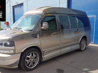 Рис. 1 Наши проекты: Обзор пневмоподвеска на ﻿Chevrolet Express 1500