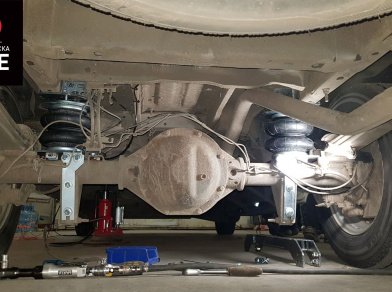Рис. 7 Наши проекты: Пневмоподвеска на ﻿Ford Transit RWD 2016 года - Этапы установки