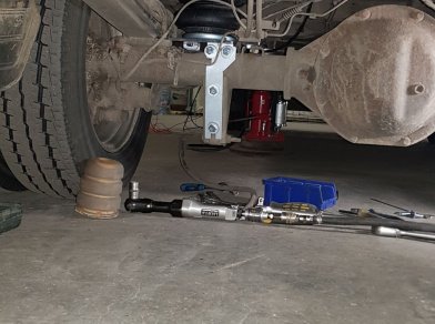 Рис. 8 Наши проекты: Пневмоподвеска на ﻿Ford Transit RWD 2016 года - Этапы установки