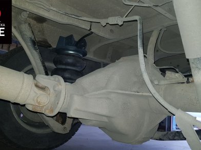 Рис. 8 Наши проекты: Пневмоподвеска на ﻿Ford Transit RWD 2014 года - Этапы установки