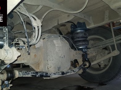 Рис. 9 Наши проекты: Пневмоподвеска на ﻿Ford Transit RWD 2014 года - Этапы установки