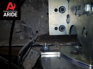 Рис. 11 Наши проекты: Пневмоподвеска на ﻿Iveco Daily 70C для грузоподъемности - Этапы установки