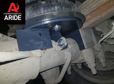 Рис. 19 Наши проекты: Пневмоподвеска на ﻿Iveco Daily 70C для грузоподъемности - Этапы установки