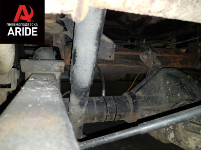 Рис. 23 Наши проекты: Пневмоподвеска на ﻿Iveco Daily 70C для грузоподъемности - Этапы установки