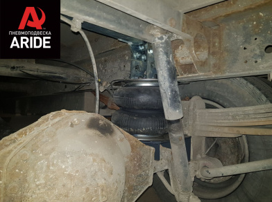 Рис. 25 Наши проекты: Пневмоподвеска на ﻿Iveco Daily 70C для грузоподъемности - Этапы установки