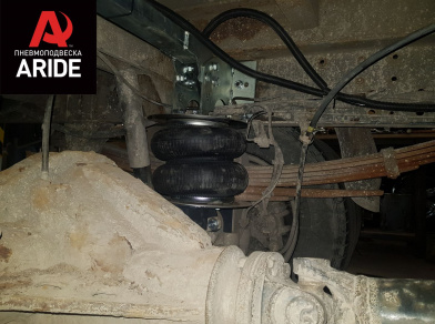 Рис. 30 Наши проекты: Пневмоподвеска на ﻿Iveco Daily 70C для грузоподъемности - Этапы установки