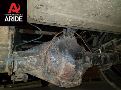 Рис. 33 Наши проекты: Пневмоподвеска на ﻿Iveco Daily 70C для грузоподъемности - Этапы установки