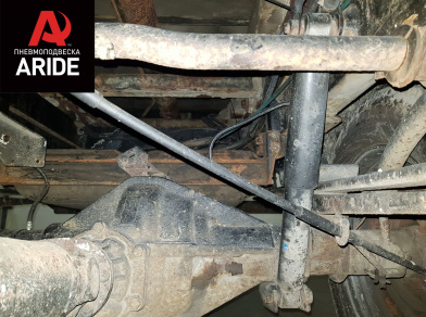 Рис. 34 Наши проекты: Пневмоподвеска на ﻿Iveco Daily 70C для грузоподъемности - Этапы установки