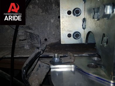 Рис. 11 Наши проекты: Пневмоподвеска на ﻿Iveco Daily 70C для грузоподъемности - Этапы установки