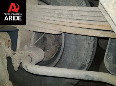 Рис. 14 Наши проекты: Пневмоподвеска на ﻿Iveco Daily 70C для грузоподъемности - Этапы установки