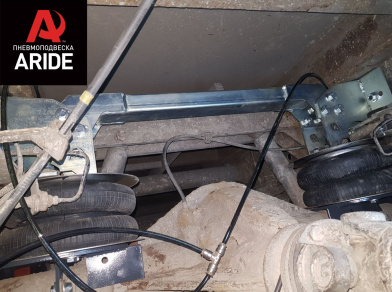 Рис. 20 Наши проекты: Пневмоподвеска на ﻿Iveco Daily 70C для грузоподъемности - Этапы установки